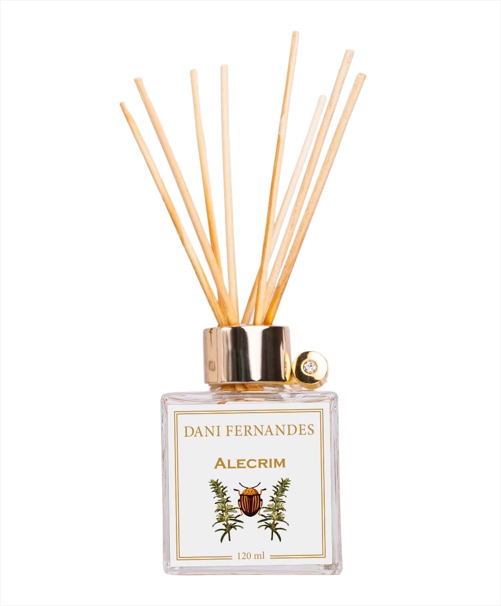 Difusor de Aromas Alecrim 120ml Óleo Dani Fernandes