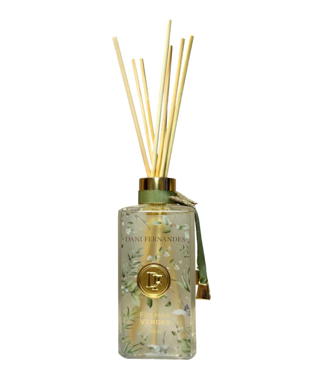 Difusor de Aromas Folhas Verdes 250ml Óleo Dani Fernandes