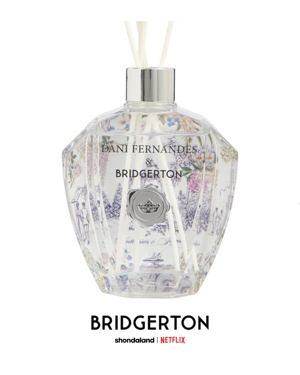 Difusor de Aromas Hortênsias & Segredos 250ml | Dani Fernandes & Bridgerton