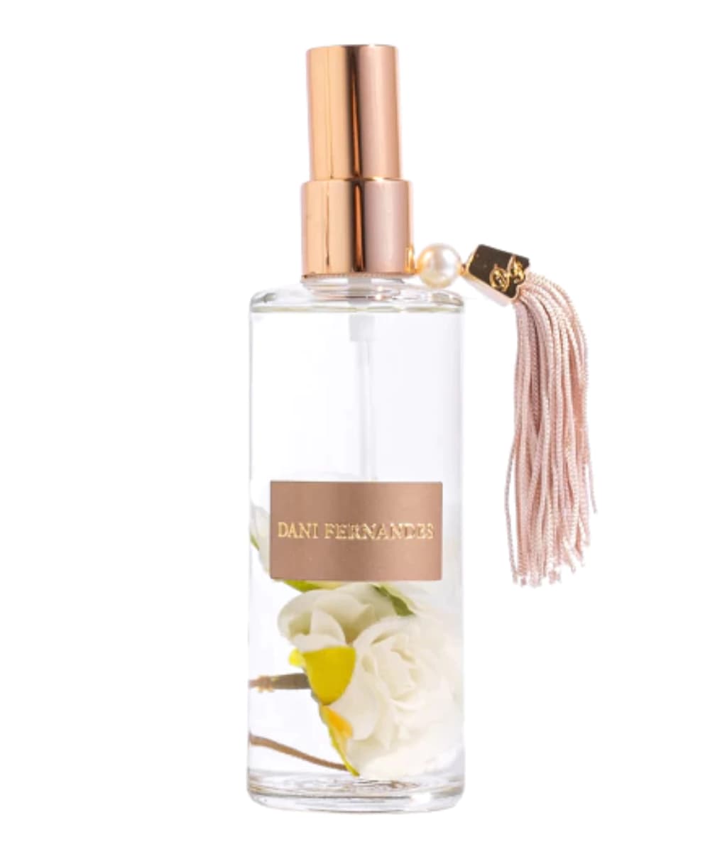 Home Spray Mini Rosas Tênue 120ml - Branco | Dani Fernandes