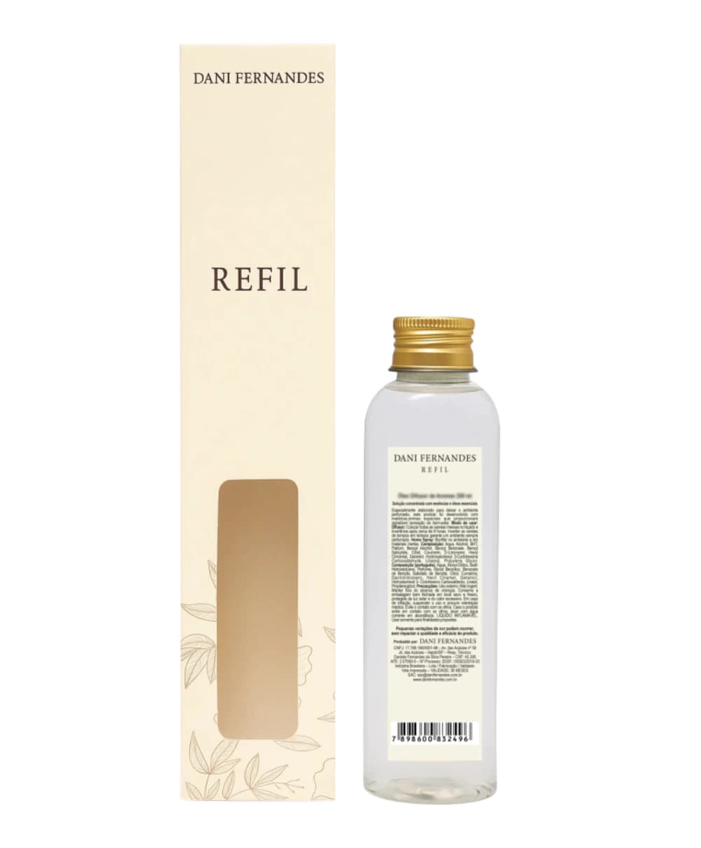 Refil 250ml Sabonete Aroma Verbena E Limão Siciliano Glitter | Dani Fernandes