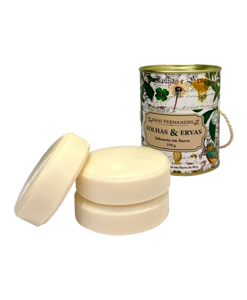 Sabonetes em Barra Folhas e Ervas 270g - 3 unid